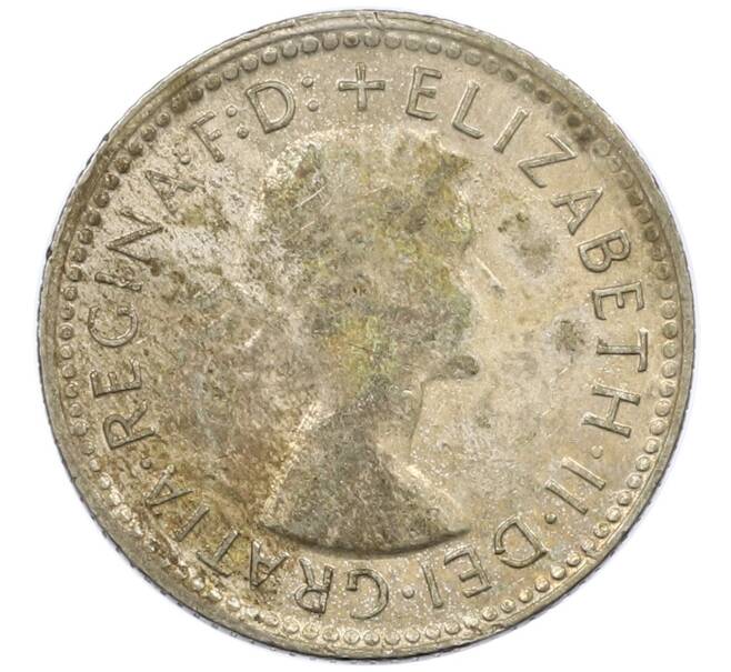 Монета 6 пенсов 1962 года Австралия (Артикул: M2-78852) — Фото №2