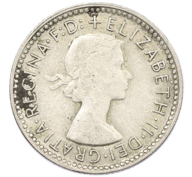 Монета 6 пенсов 1962 года Австралия (Артикул: M2-78859) — Фото №2