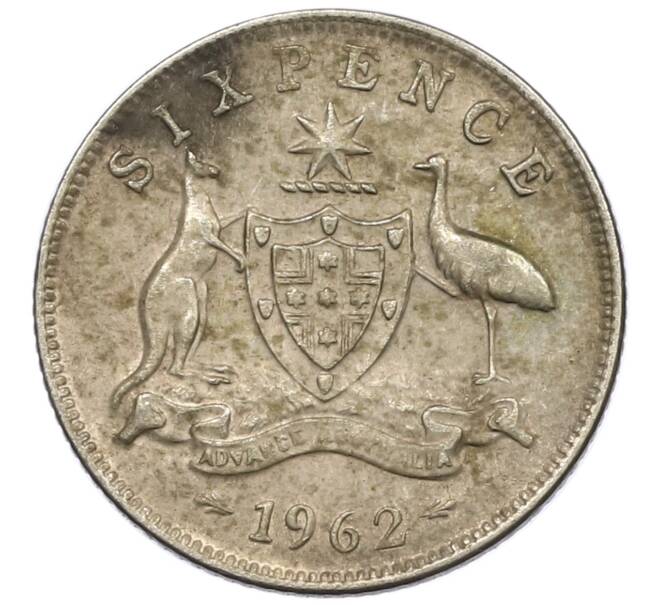 Монета 6 пенсов 1962 года Австралия (Артикул: M2-78860) — Фото №1
