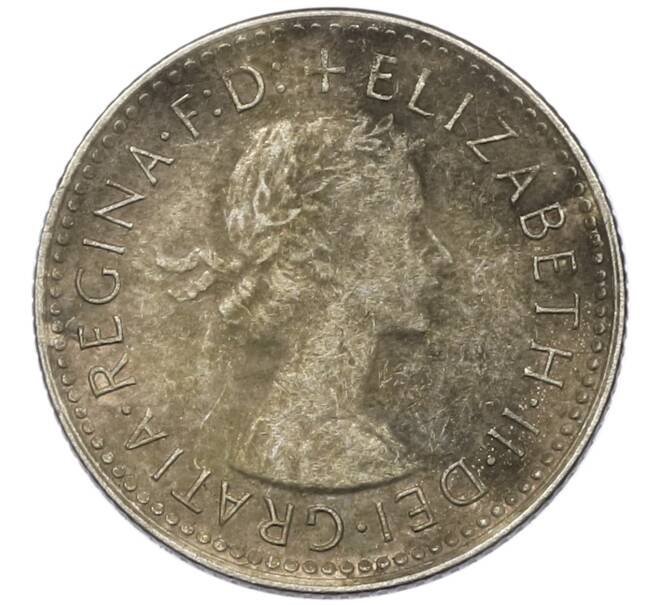 Монета 6 пенсов 1962 года Австралия (Артикул: M2-78860) — Фото №2