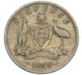 Монета 6 пенсов 1955 года Австралия (Артикул: M2-78862) — Фото №1
