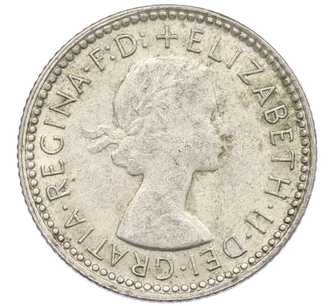 Монета 6 пенсов 1962 года Австралия (Артикул: M2-78863) — Фото №2