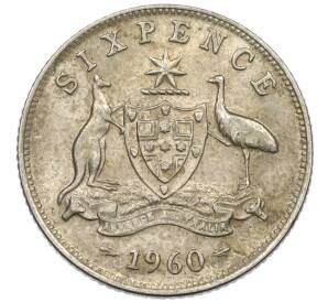 6 пенсов 1960 года Австралия