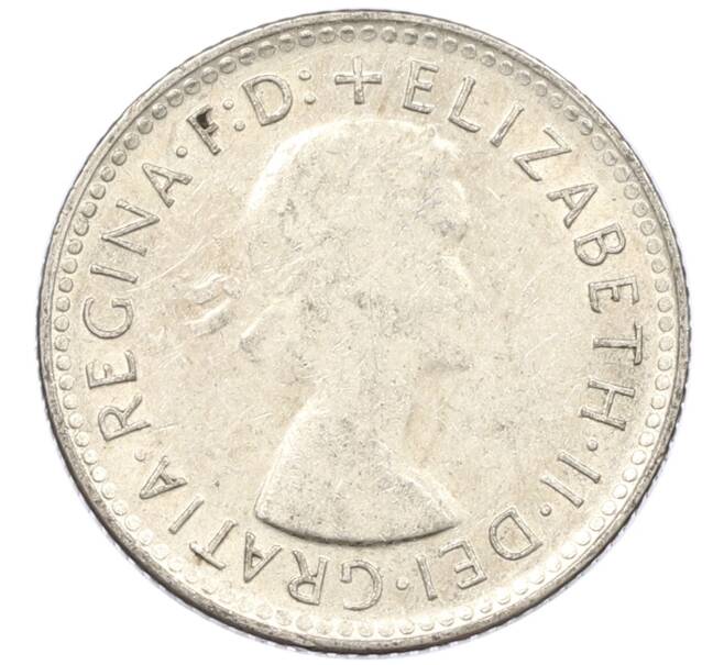 Монета 6 пенсов 1963 года Австралия (Артикул: M2-78875) — Фото №2