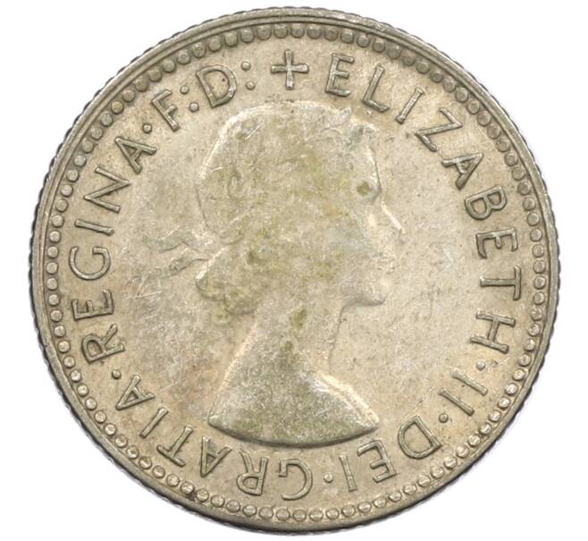 Монета 6 пенсов 1960 года Австралия (Артикул: M2-78878) — Фото №2