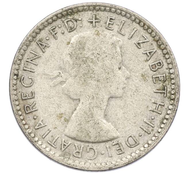 Монета 6 пенсов 1962 года Австралия (Артикул: M2-78880) — Фото №2