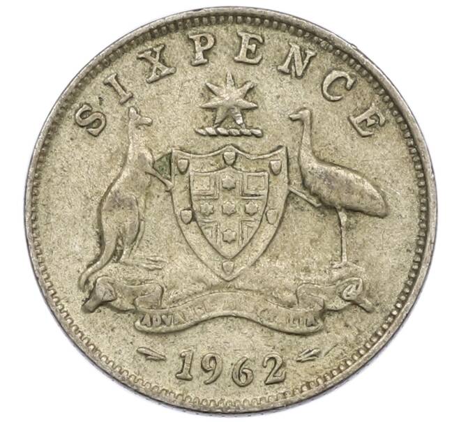 Монета 6 пенсов 1962 года Австралия (Артикул: M2-78894) — Фото №1