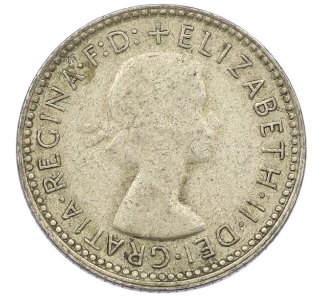 Монета 6 пенсов 1962 года Австралия (Артикул: M2-78894) — Фото №2