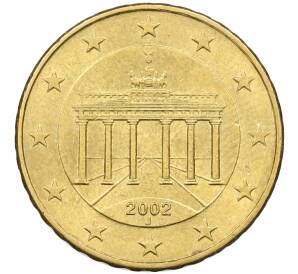 10 евроцентов 2002 года J Германия — Фото №1