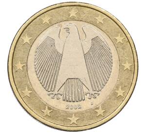 1 евро 2002 года J Германия — Фото №1