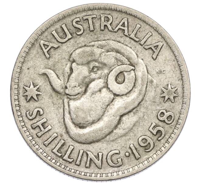 Монета 1 шиллинг 1958 года Австралия (Артикул: M2-78945) — Фото №1