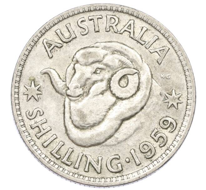 Монета 1 шиллинг 1959 года Австралия (Артикул: M2-78976) — Фото №1