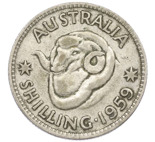 Монета 1 шиллинг 1959 года Австралия (Артикул: M2-79031) — Фото №1