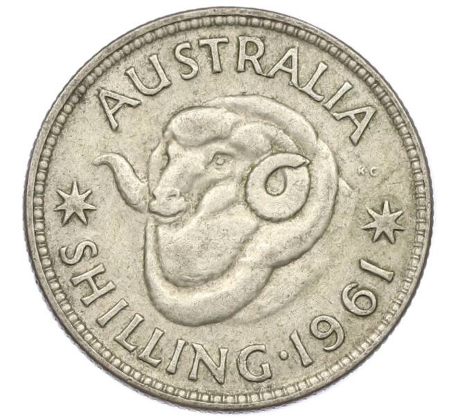 Монета 1 шиллинг 1961 года Австралия (Артикул: M2-79035) — Фото №1