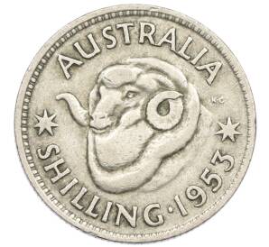 1 шиллинг 1953 года Австралия — Фото №1
