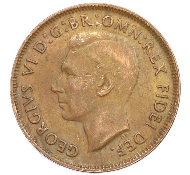 Монета 1/2 пенни 1951 года Австралия (Артикул: M2-79074) — Фото №2