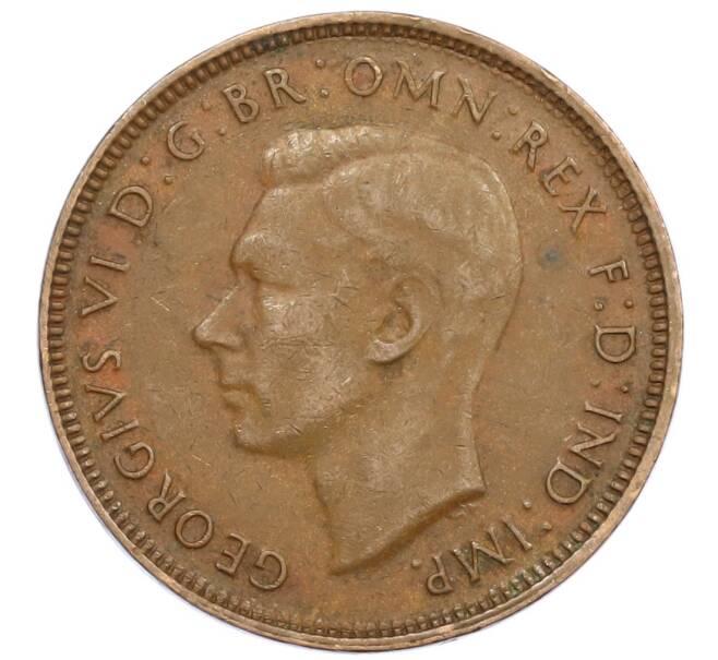 Монета 1/2 пенни 1948 года Австралия (Артикул: M2-79076) — Фото №2