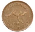Монета 1/2 пенни 1951 года Австралия (Артикул: M2-79086) — Фото №1