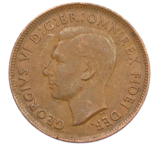 Монета 1/2 пенни 1951 года Австралия (Артикул: M2-79086) — Фото №2