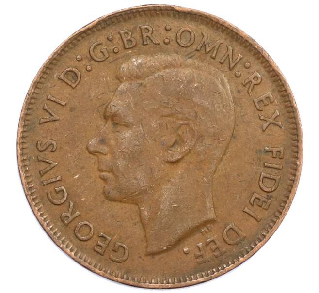 Монета 1/2 пенни 1951 года Австралия (Артикул: M2-79093) — Фото №2