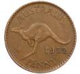Монета 1 пенни 1952 года Австралия (Артикул: M2-79155) — Фото №1