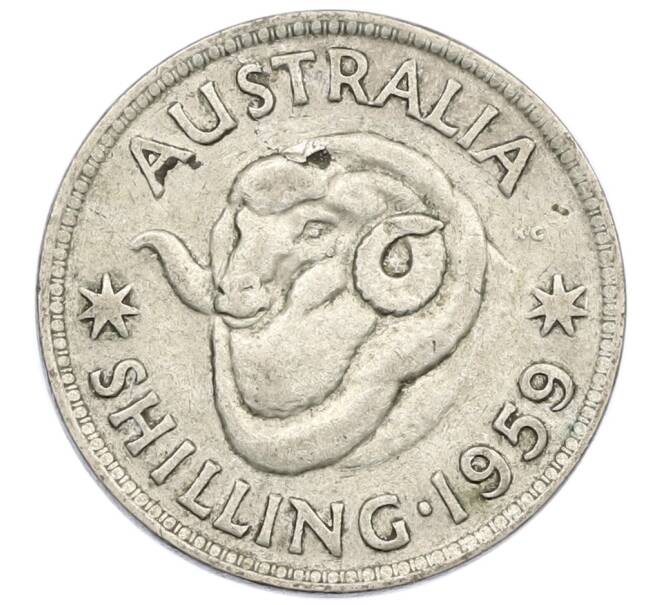 Монета 1 шиллинг 1959 года Австралия (Артикул: M2-79192) — Фото №1