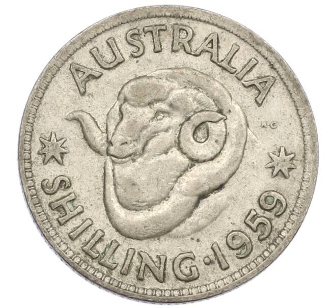 Монета 1 шиллинг 1959 года Австралия (Артикул: M2-79201) — Фото №1