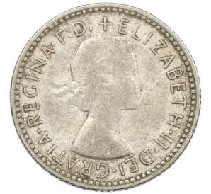 6 пенсов 1955 года Австралия