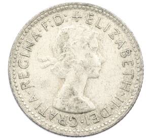 6 пенсов 1961 года Австралия — Фото №2