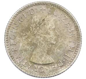 6 пенсов 1962 года Австралия — Фото №2