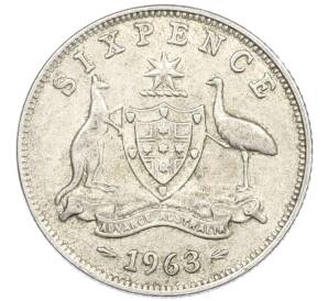 6 пенсов 1963 года Австралия