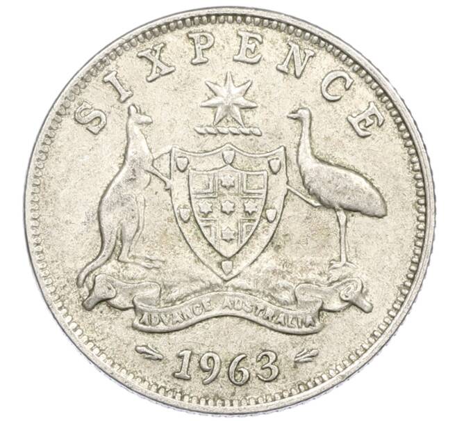 Монета 6 пенсов 1963 года Австралия (Артикул: M2-79247) — Фото №1