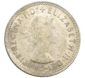 6 пенсов 1961 года Австралия — Фото №2