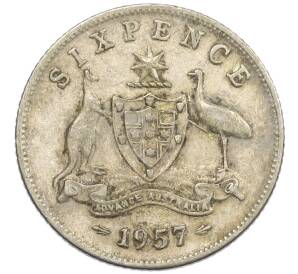 6 пенсов 1957 года Австралия