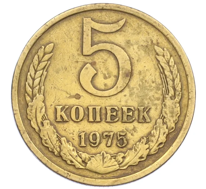 Монета 5 копеек 1975 года (Артикул K12-39040)