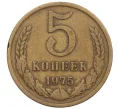 Монета 5 копеек 1975 года (Артикул K12-39041)