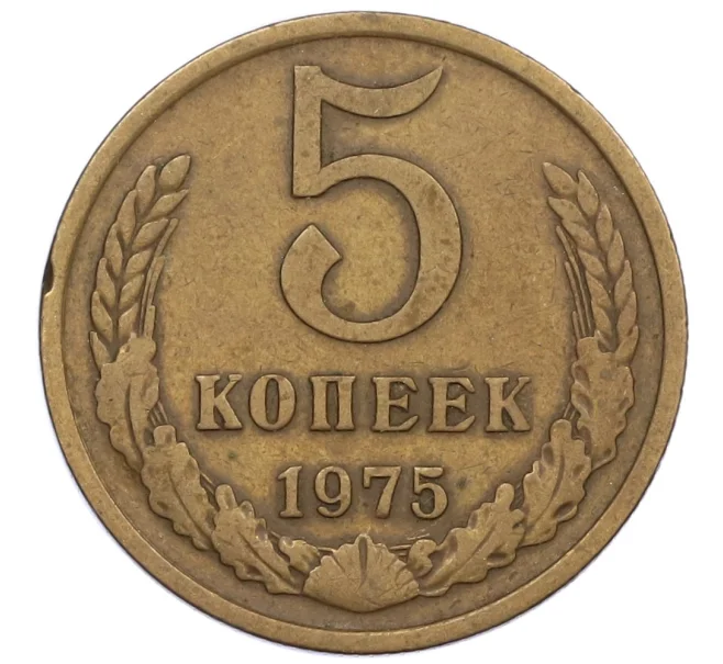 Монета 5 копеек 1975 года (Артикул K12-39041)