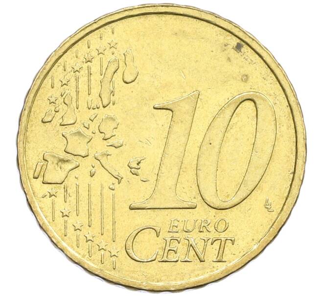 Монета 10 евроцентов 2002 года G Германия (Артикул: T11-13244) — Фото №2
