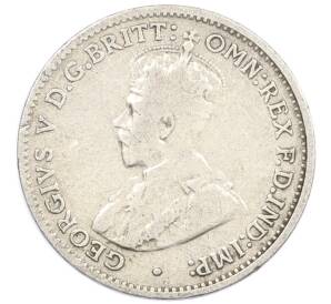 3 пенса 1936 года Австралия — Фото №2