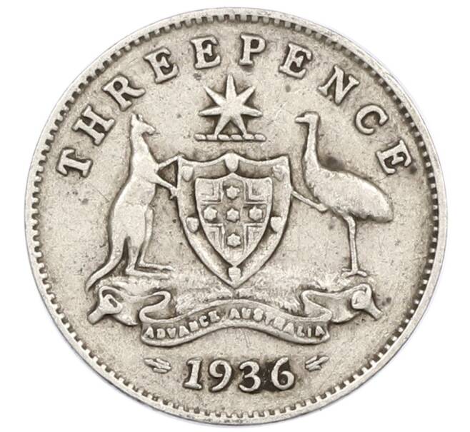Монета 3 пенса 1936 года Австралия (Артикул: M2-79383) — Фото №1