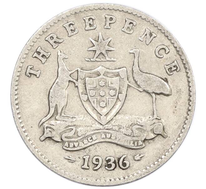 Монета 3 пенса 1936 года Австралия (Артикул: M2-79397) — Фото №1