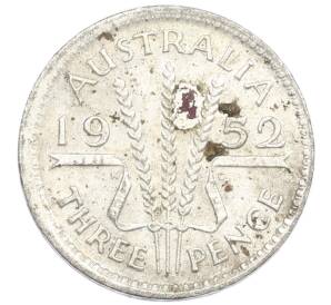3 пенса 1952 года Австралия — Фото №1