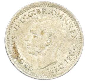 3 пенса 1951 года PL Австралия — Фото №2