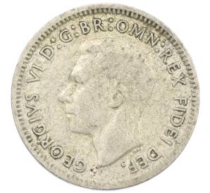 3 пенса 1950 года Австралия — Фото №2