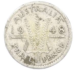 3 пенса 1948 года Австралия — Фото №1