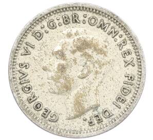 3 пенса 1951 года PL Австралия — Фото №2