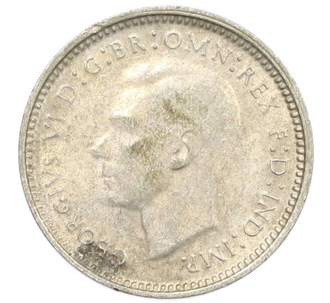 Монета 3 пенса 1948 года Австралия (Артикул: M2-79577) — Фото №2