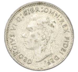 3 пенса 1951 года Австралия — Фото №2