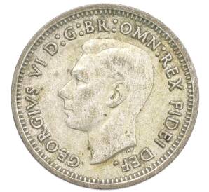 3 пенса 1951 года PL Австралия — Фото №2