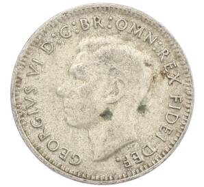 3 пенса 1950 года Австралия — Фото №2